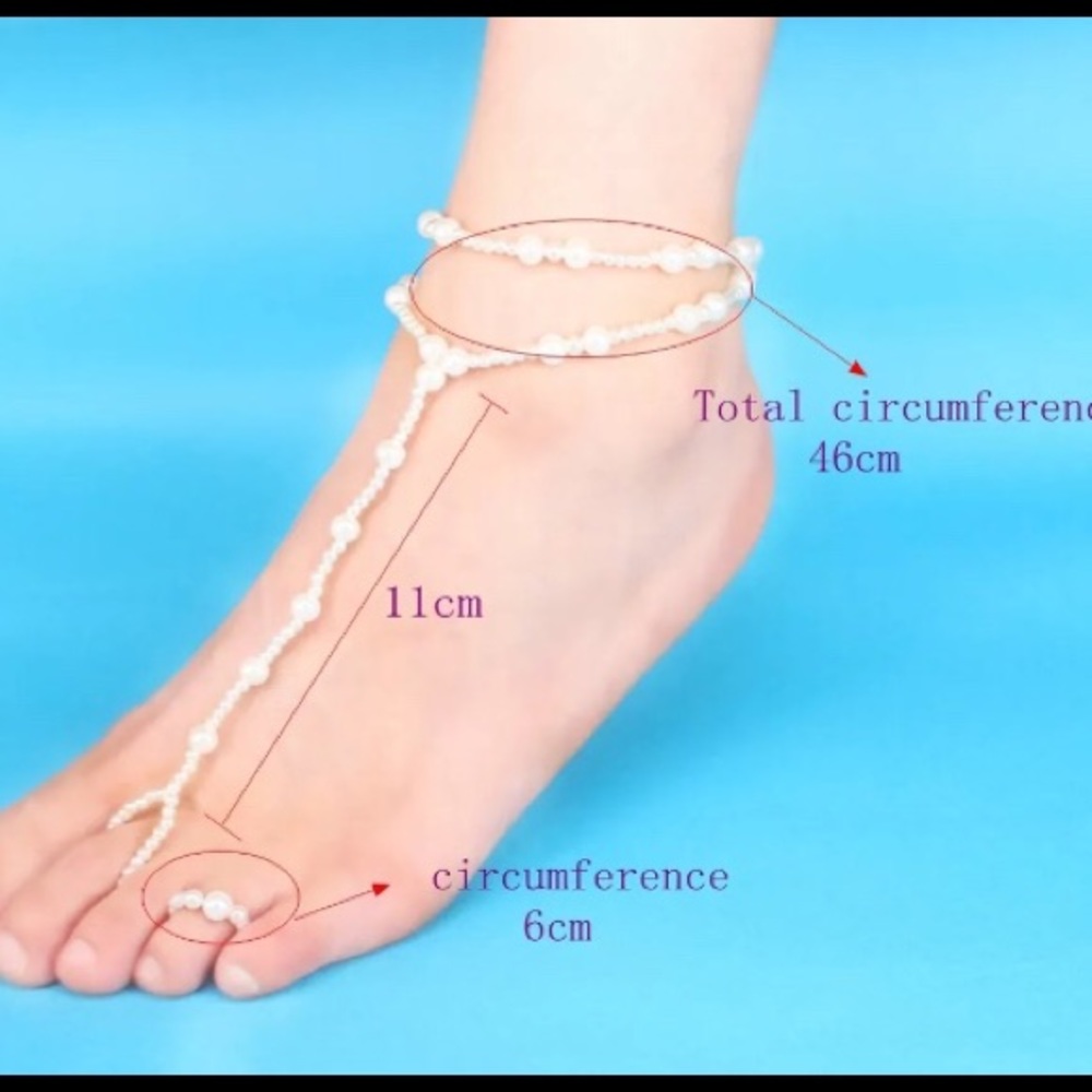 ❤️❤️❤️❤️❤️PEARL ANKLET - Picture 8 of 8
